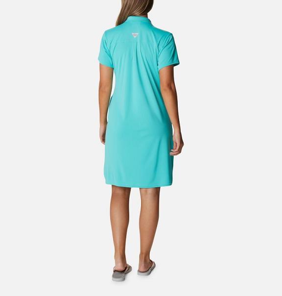 Columbia Tidal Tee Dresses Blue For Women's NZ4173 New Zealand